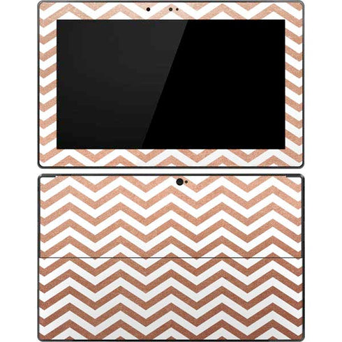 Rose Gold Chevron Surface Pro Tablet Skin